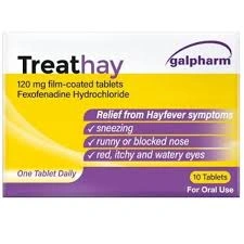 Treathay Fexofenadine 120mg – 30 Tablets