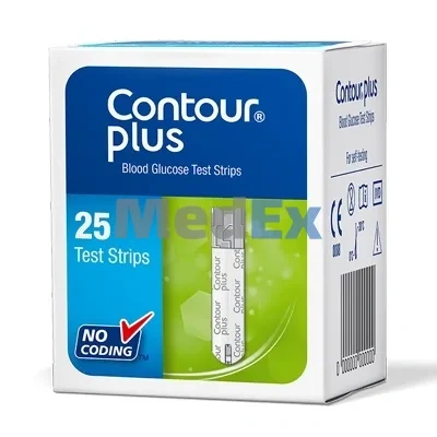 Contour Plus – 50 Blood Glucose Test Strips